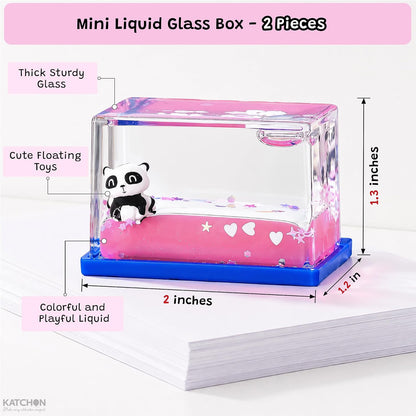 KatchOn 2Pcs Panda Liquid Paperweight - Panda Collectibles