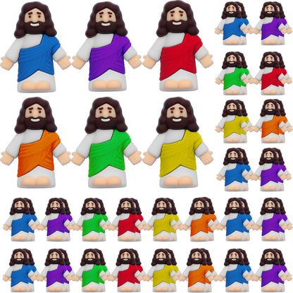 katchon 54 pcs mini jesus figures for easter egg stuffers easter basket stuffers religious party favors religious easter decorations for easter party supplies easter gifts little jesus figures