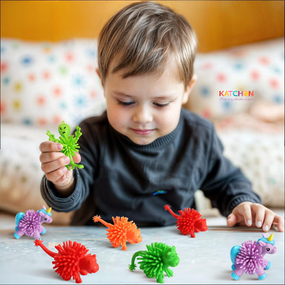 KatchOn, Stretchy Spiky Fidget Toys - Pack of 12 | Bulk Sensory Toys for Kids, Halloween Party Favors for Kids | Pinata Stuffers, Carnival Prizes | Goodie Bag Stuffers, Halloween Party Supplies