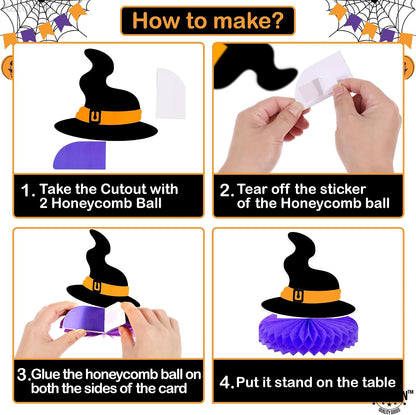 KatchOn Halloween Centerpieces for Tables, Pack of 9