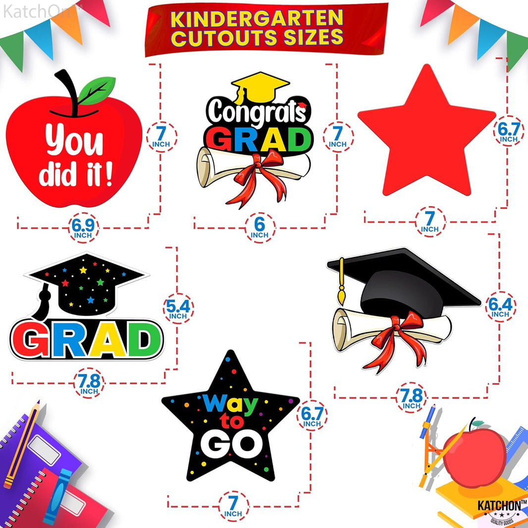KatchOn, 30 Pcs Kindergarten Graduation Hanging Swirls, No DIY | Colorful Preschool Graduations for Kindergarten Graduation Decorations 2026 Kindergarten Graduation Party Decorations for Classroom