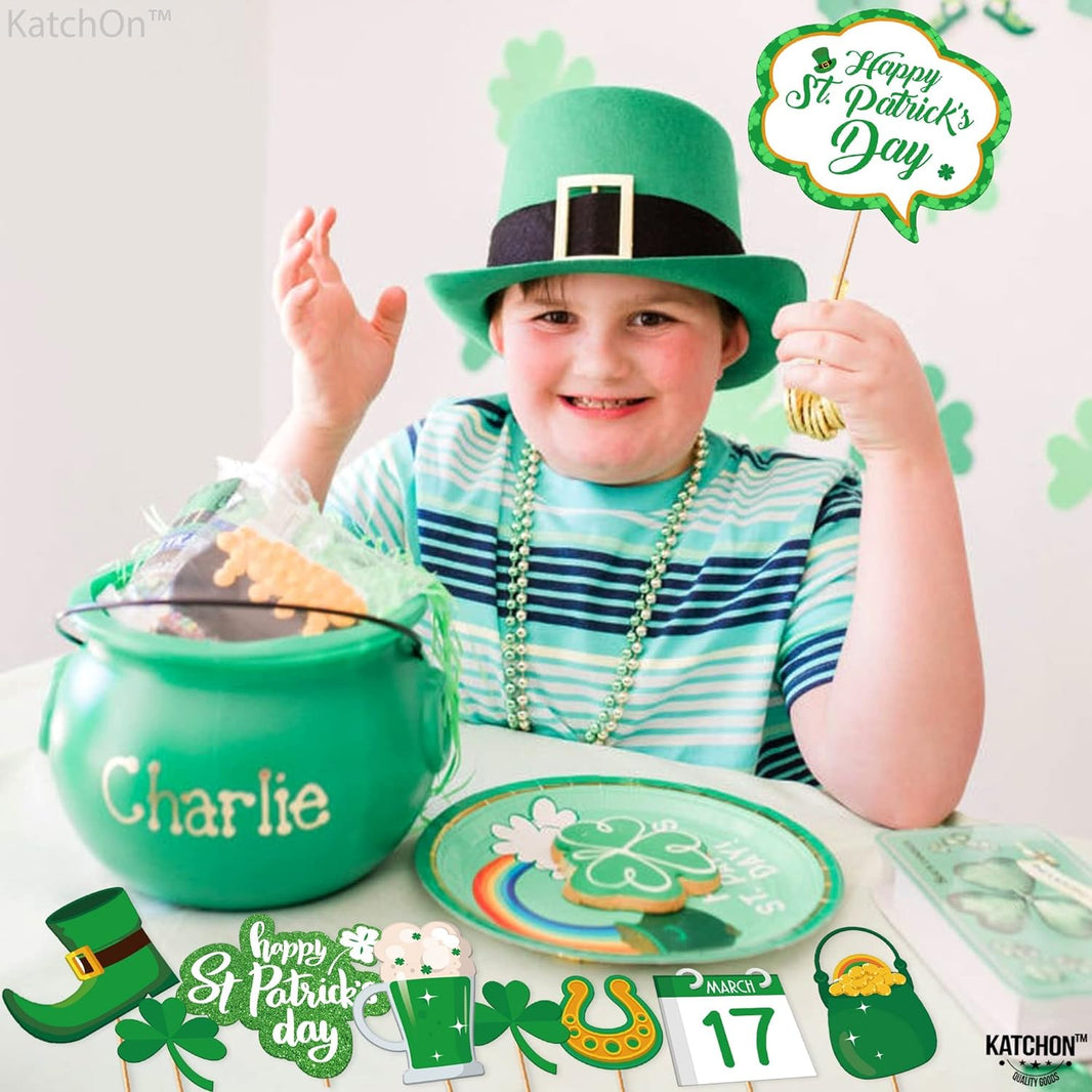 KatchOn, St Patricks Day Photo Props - Pack of 32 | St Patricks Day Photo Booth Props for St Patricks Day Decorations | St Patricks Photo Props | St Patricks Day Props | Saint Patricks Day Decorations