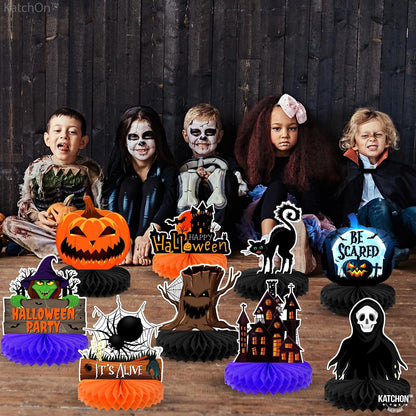 KatchOn Halloween Centerpieces for Tables, Pack of 9