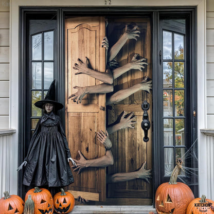 KatchOn Scary Hands 3D Halloween Door Stickers 79x30 Inch