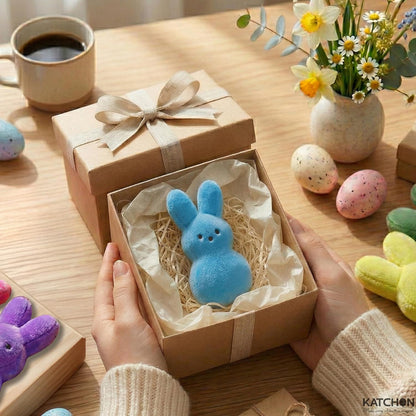 KatchOn, Easter Bunny Plush Toys - 6 Pcs Animal Bunny Stuffed Dolls | Easter Basket Stuffers | Soft Plush Bunny Decorations | Perfect Easter Party Favors or Easter Gifts for Easter Decor