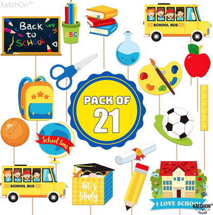 KatchOn Colorful Back to School Photo Booth Props, Pack of 21