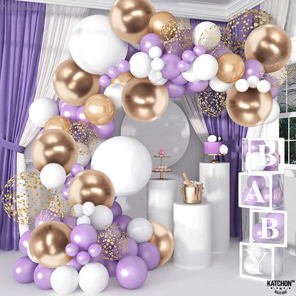 KatchOn, Big 18 Inch Champagne Balloons - Pack of 10 | Champagne Latex Balloons for Graduation Decorations 2025 | Wedding, Birthday Decor, Baby Shower Decorations