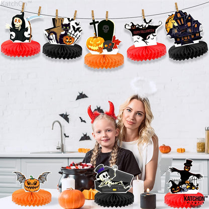 KatchOn Halloween Centerpieces for Tables, Pack of 8