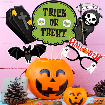 KatchOn Scary Halloween Photo Booth Props, Pack of 40