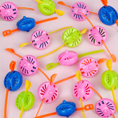 KatchOn, Colorful Spinning Tops For Kids - Pack of 24 Spinners | Party Toys Gifts and Party Favors for Kids | Pull Strip Spinning Top Toy Birthday Goodie Bag Fillers, Christmas Gifts, Classroom Prizes