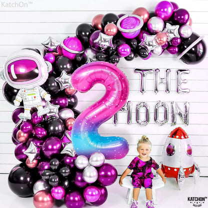 KatchOn, Giant Rainbow 2 Balloon Number - 40 Inch | Number 2 Balloons for Birthdays | 2 Year Old Balloon for 2th Birthday Decorations Girl | Number Balloons for Anniversary Decorations