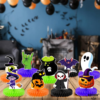 KatchOn Halloween Honeycomb Centerpieces, Pack of 9