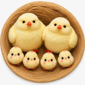 KatchOn, 6Pcs Big Chick Squishy Fidget Toys - 3.15 Inch | Handmade Ultra Soft Chick Squishy Kit, Cute Fidget Toys Silicone Squeeze Toys for Kids & Adults Stress Relief Cute Sensory Toys(Chicken)