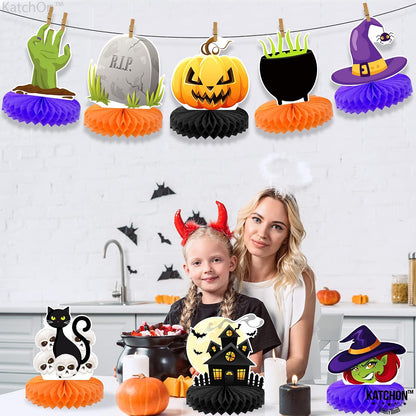 KatchOn Halloween Centerpieces for Tables, Pack of 8