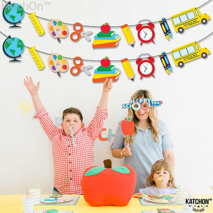 KatchOn Pre Strung Back To School Banner 10 Feet Back To School Decorations