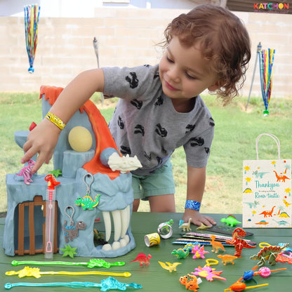 KatchOn, 192PCS Dinosaur Party Favors | Halloween Party Favors for Kids 4-8, Goodie Bags Stuffers | Pinata Stuffers, Carnival Prizes, Birthday Gifts | Kids Party Favors, Halloween Party Supplies