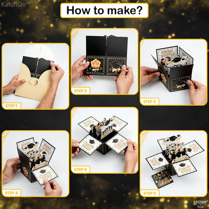 KatchOn, Graduation Pop Up Card 2026-8.2x7.9 Inch | 3D Graduation Cards | Congratulations Cards with Envelopes, Graduations Cards Box, Grad Party Favors, Graduation Decorations 2026