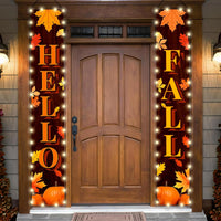 KatchOn, Fall Banner with Lights - 71x12 Inch | Fall Decorations for Home