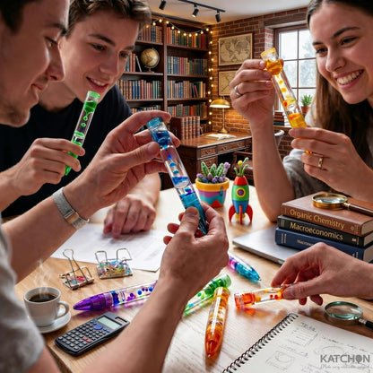 KatchOn 6Pcs Liquid Motion Bubbler Pens, Back to School Supplies