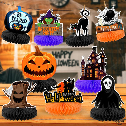 KatchOn Halloween Centerpieces for Tables, Pack of 9