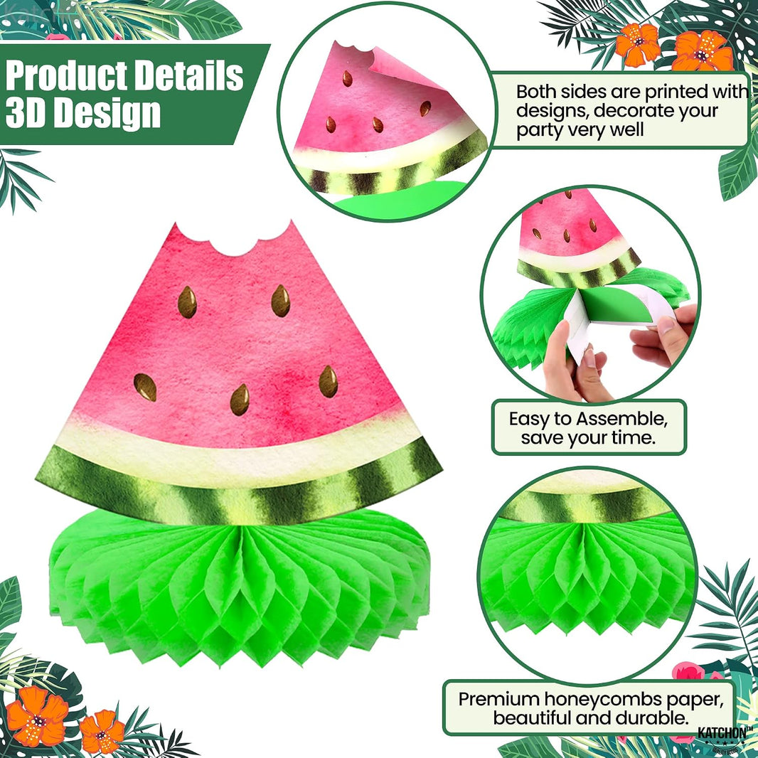 KatchOn One in A Melon Centerpieces –, Pack of 9 | One in a Melon Party Decorations