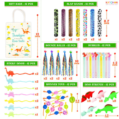 KatchOn, 192PCS Dinosaur Party Favors | Halloween Party Favors for Kids 4-8, Goodie Bags Stuffers | Pinata Stuffers, Carnival Prizes, Birthday Gifts | Kids Party Favors, Halloween Party Supplies