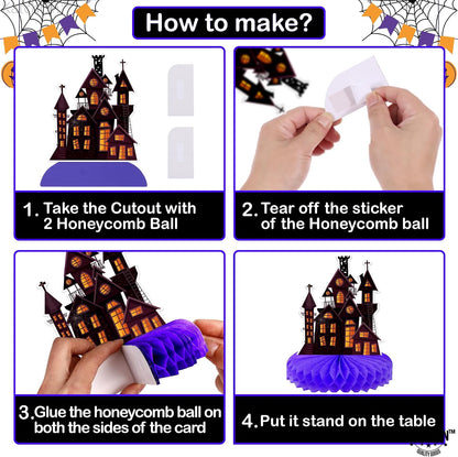 KatchOn Halloween Centerpieces for Tables, Pack of 9