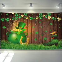 KatchOn, XtraLarge Happy St Patricks Day Banner - 72x44 Inch | St Patricks Day Backdrop for Photography | St Patricks Day Decorations Banners | Saint Patricks Day Banner for St Patricks Day Decor