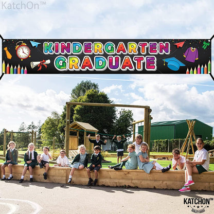 KatchOn, Kindergarten Graduation Banner 2026 - Large, 120x20 Inch | Kindergarten Graduation Yard Sign 2026 for Kindergarten Graduation Decorations 2026 | Kindergarten 2026 Graduation Party Decorations