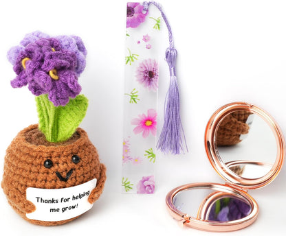 KatchOn, Handmade Crochet Flower Gift - Floral Bookmark | Valentines Day Gifts for Her, Teacher Appreciation Gifts | Crochet Gifts for Women, Mom | Valentine Gifts for Women, Friends, Mentors