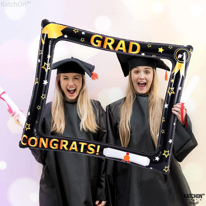 KatchOn, Inflatable Graduation Photo Booth Frame 2026 - Big, 30 Inch | Graduation Photo Booth Props 2026 | Graduation Props 2026 for Photoshoot | Graduation Decorations 2026, Grad Party Supplies