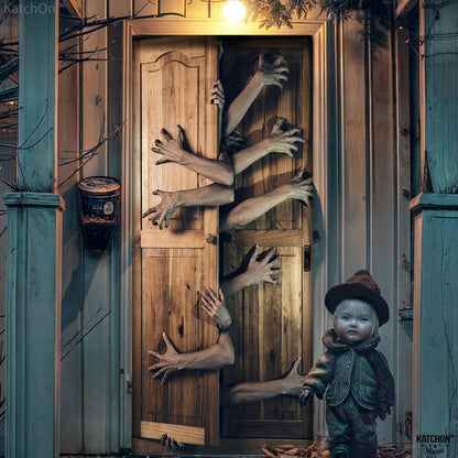 KatchOn Scary Hands 3D Halloween Door Stickers 79x30 Inch