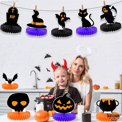 KatchOn Halloween Centerpieces for Tables, Pack of 9