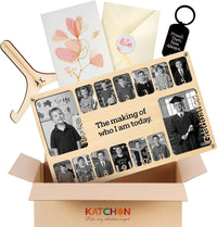 KatchOn School Years Picture Frame Pre-K to 12 Graduation Gift Kit for Class of 2026, Graduation Picture Display, Graduation Photo Banner Collage with Gift Card and Inspirational Keychain