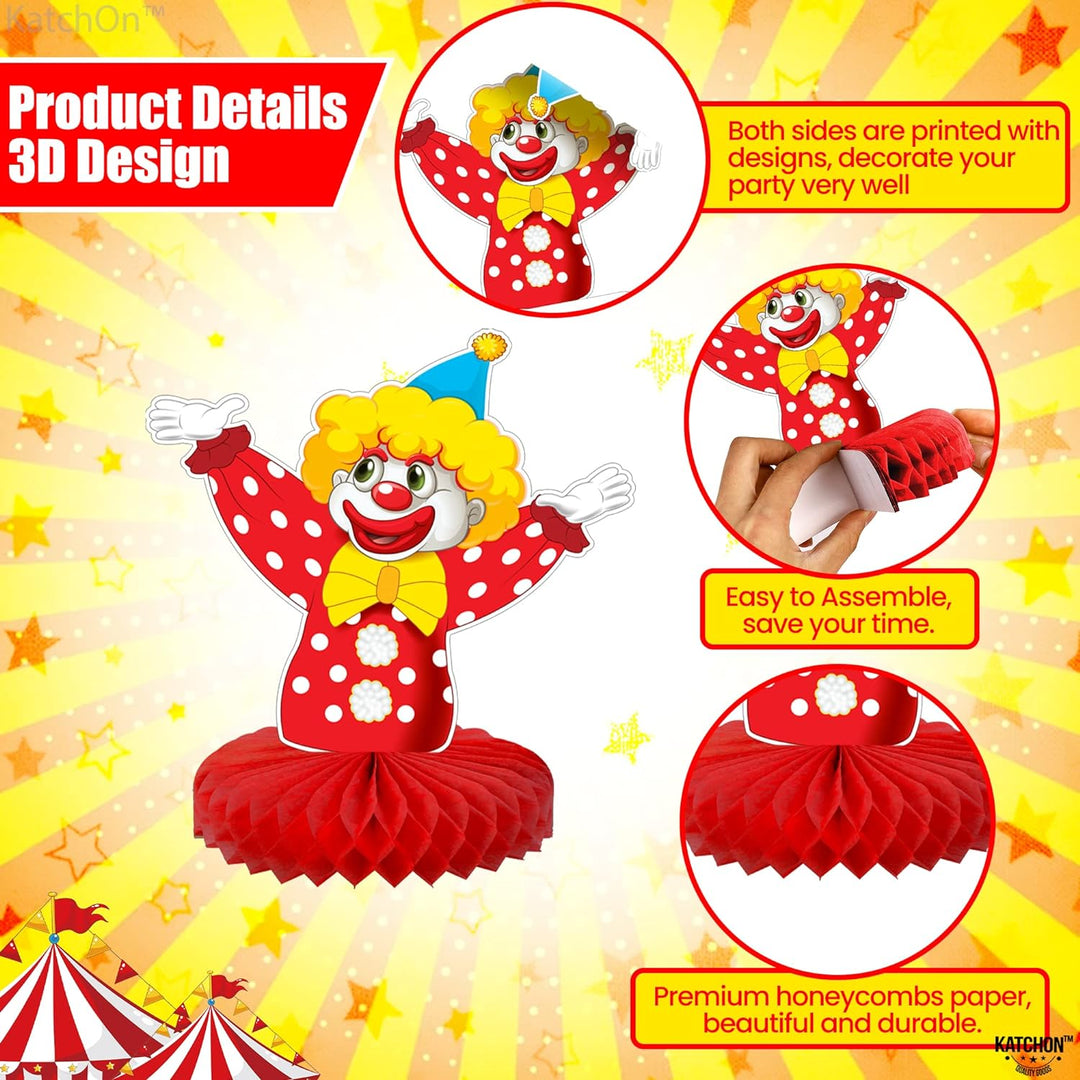 KatchOn, Carnival Centerpieces for Tables Decorations - Pack of 9 | Carnival Theme Party Decorations | Carnival Table Decorations for Circus Theme Party Decorations | Carnival Themed Centerpieces