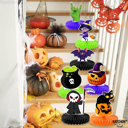 KatchOn Halloween Honeycomb Centerpieces, Pack of 9