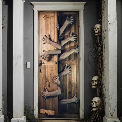 KatchOn Scary Hands 3D Halloween Door Stickers 79x30 Inch