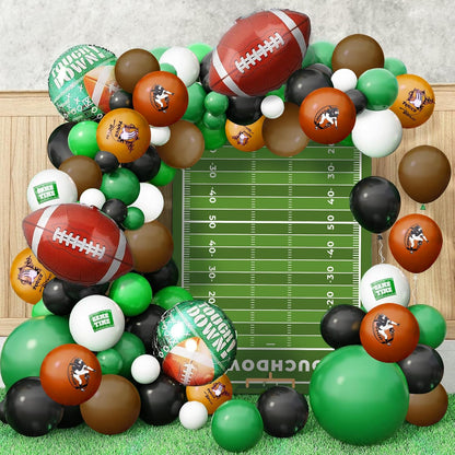 KatchOn, 131 Pcs Football Balloon Arch Kit - Football Party Supplies | Touch Down Balloons, Football Balloons, Football Party Decorations | Football Party Favors, Football Birthday Party Decorations