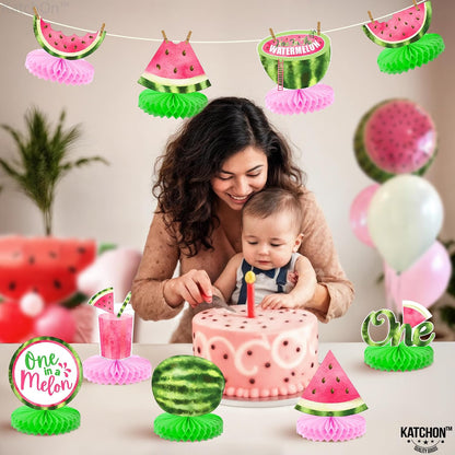 KatchOn One in A Melon Centerpieces –, Pack of 9 | One in a Melon Party Decorations