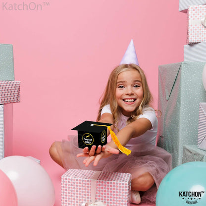 KatchOn, Congrats Grad Graduation Candy Boxes - Pack of 25, Graduation Party Favors | Black Graduation Gift Boxes, Graduation Decorations Class of 2024 | Graduation Favors 2024, Graduation Goodie Bags