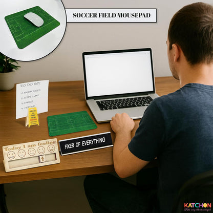 KatchOn, Fun Office Desk Accessories Set - Pack of 4 | Coworker Valentine Gifts, Office Gifts for Coworkers, Men, Women, Boss | Valentines Gifts for Him, Boyfriend | Computer Desk Accessories for Dad