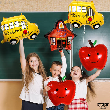 KatchOn Back to School Balloons Set - Pack of 5, Classroom Décor