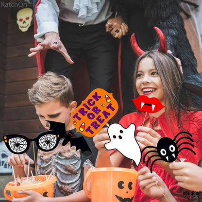 KatchOn Scary Halloween Photo Booth Props, Pack of 22