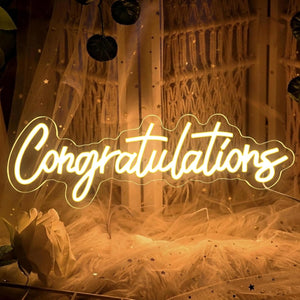 Graduation Decorations 2026 | Congratulations Neon Light Sign | Congratulations Light Up Sign | Graduation Decorative Lights | Backdrop for Grad Decorations Class of 2026, KatchOn