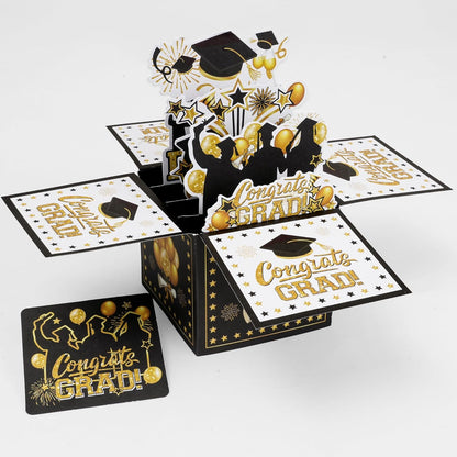 KatchOn, Graduation Pop Up Card 2026-8.2x7.9 Inch | 3D Graduation Cards | Congratulations Cards with Envelopes, Graduations Cards Box, Grad Party Favors, Graduation Decorations 2026