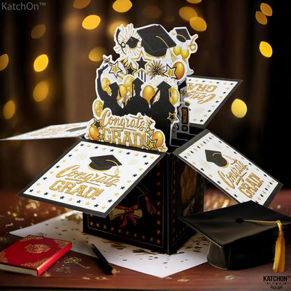 KatchOn, Graduation Pop Up Card 2026-8.2x7.9 Inch | 3D Graduation Cards | Congratulations Cards with Envelopes, Graduations Cards Box, Grad Party Favors, Graduation Decorations 2026