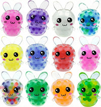 KatchOn, 12 Pcs Easter Squishy Toys, Easter Basket Stuffers, Easter Egg Fillers, Squeeze Toys, Fidget Toys for Adults, Easter Party Favors, Squishy Stress Ball Bunny Toys for Easter Decor