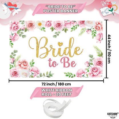 Bride To Be Rose Poster Banner
