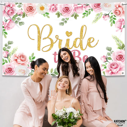 Bride To Be Rose Poster Banner