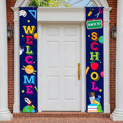 KatchOn Welcome Back to School Banner - 120x20 Inch, Classroom Decor